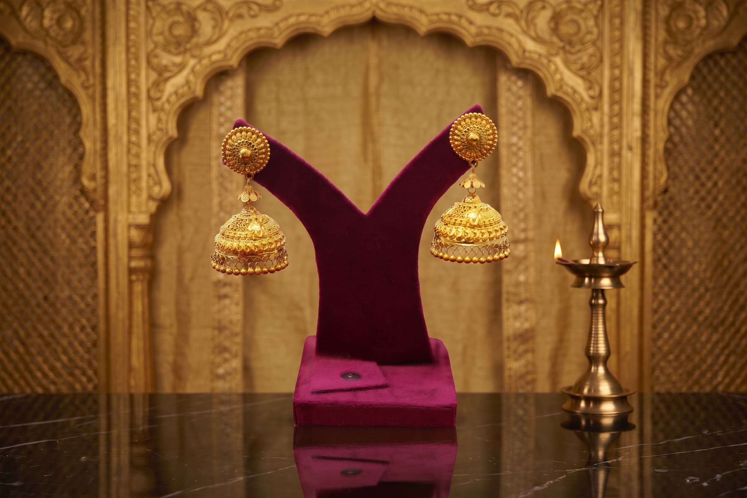 Pinjata Jhumka - View 1