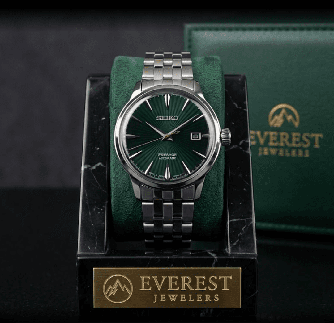 Seiko Presage Cocktail Time Green Dial Automatic Watch - View 1